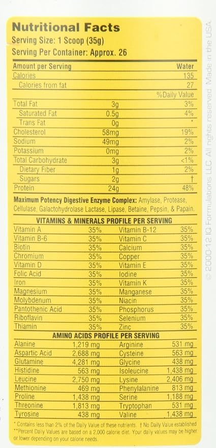 ProtiZyme Protein Powder by Metabolic Nutrition