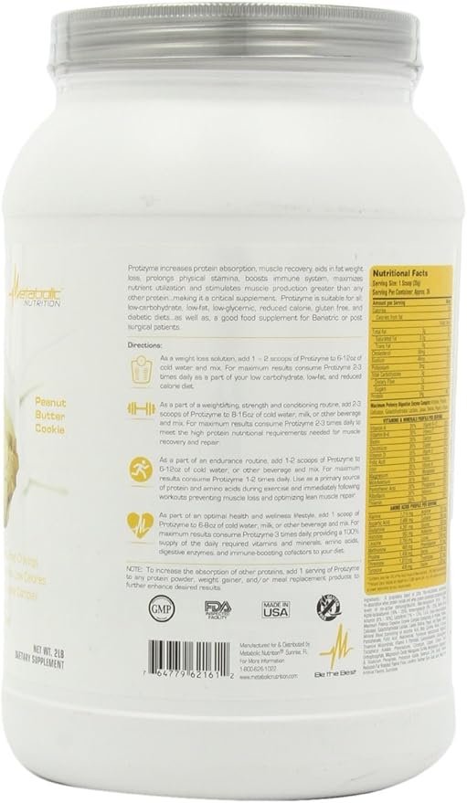 ProtiZyme Protein Powder by Metabolic Nutrition